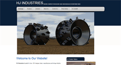Desktop Screenshot of hjindustries.com